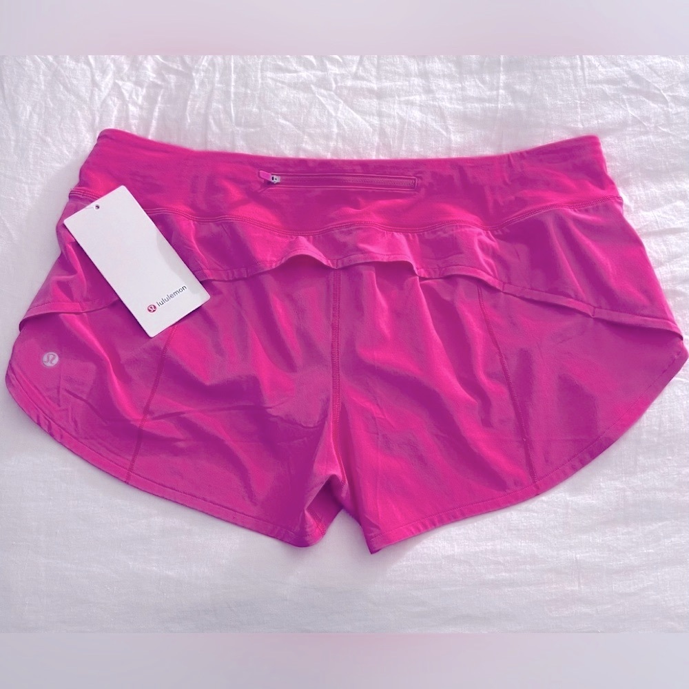 NWT Lululemon Speed Up LR Short 2.5” Lined in Sonic Pink